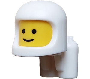 LEGO Gelb Baby Kopf mit Weiß Astronautenhelm und Luft Tanks (107468)