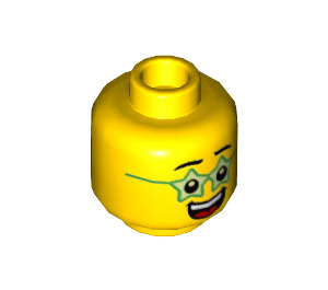 LEGO Gelb Ballon Tier Maker Minifigure Kopf (Einbau-Vollbolzen) (3626 / 67147)