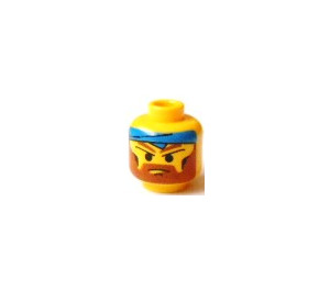LEGO Gelb Bandit Kopf (Sicherheitsbolzen) (3626)