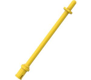 LEGO Yellow Bar 7.6 with Stop with Rounded End (2714)