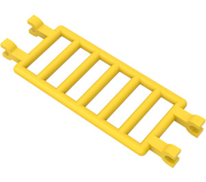 LEGO Gelb Bar 7 x 3 mit Vier Clips (30095)