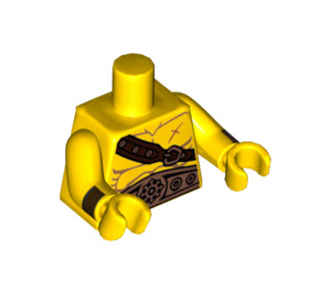 LEGO Geel Barbarian Torso (973 / 88585)