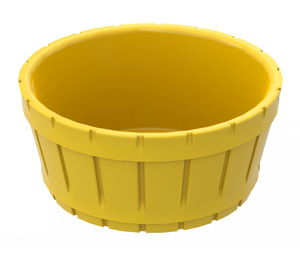 LEGO Yellow Barrel 4.5 x 4.5 without Axle Hole (4424)