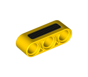 LEGO Yellow Beam 3 with Black Vent (32523 / 76933)