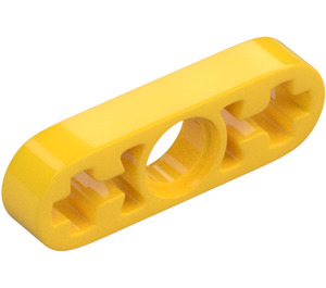 LEGO Gelb Balken 3 x 0.5 Dünn mit Achse Löcher (6632 / 65123)