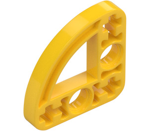 LEGO Yellow Beam 3 x 3 x 0.5 Bent 90 Degrees Quarter Circle (32249 / 65125)