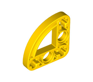 LEGO Yellow Beam 3 x 3 x 0.5 Bent 90 Degrees Quarter Circle (32249 / 65125)