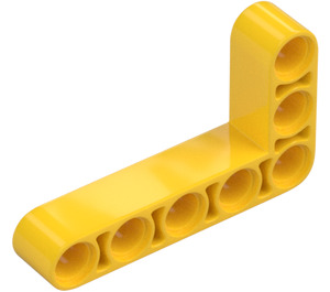 LEGO Gelb Balken 3 x 5 Gebogen 90 Grad, 3 und 5 Löcher (32526 / 43886)