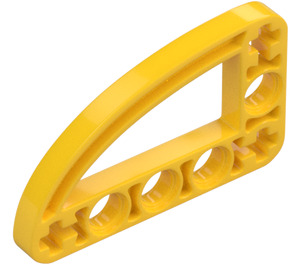 LEGO Geel Balk 3 x 5 x 0.5 Krom 90 graden Kwart Ellipse (32250 / 65714)