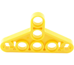 LEGO Yellow Beam 3 x 5 x 0.5 Triangle Thin Type 1 (2905)