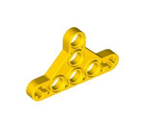 LEGO Jaune Faisceau 3 x 5 x 0.5 Triangle Mince Type 2 (65193 / 99773)