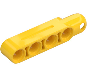 LEGO Yellow Beam 4 with Ball Joint Socket (15459 / 31794)