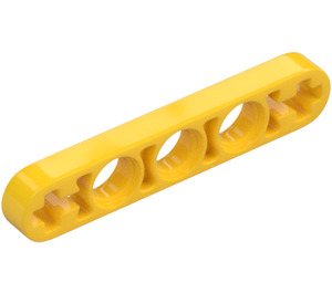 LEGO Yellow Beam 5 x 0.5 Thin with Axle Holes (11478 / 44864)