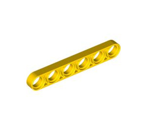 LEGO Yellow Beam 6 x 0.5 Thin (28570 / 32063)