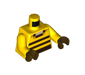 LEGO Żółty Beekeeper Minifigurka Tułów (973 / 76382)