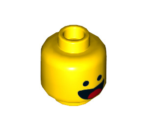 LEGO Yellow Benny Minifigure Head (Recessed Solid Stud) (3626 / 44183)