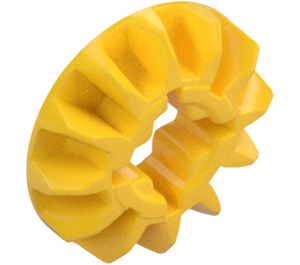 LEGO Yellow Bevel Gear Half with 12 Teeth (6589)