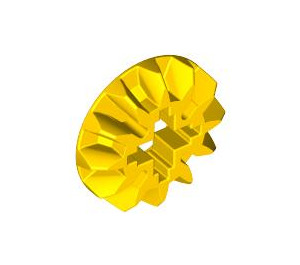 LEGO Yellow Bevel Gear Half with 12 Teeth (6589)