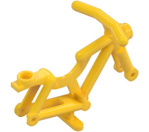 LEGO Yellow Bicycle Frame with Stand (4719 / 65574)