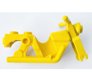 LEGO Yellow Bike 2 Wheel Motorcycle Body