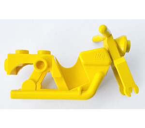 LEGO Amarillo Bike 2 Rueda Moto Cuerpo