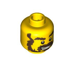 LEGO Jaune Blacksmith Castle Diriger (Goujon de sécurité) (3626 / 96078)