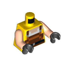 LEGO Yellow Blacksmith Minifig Torso (973 / 76382)