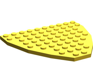 LEGO Yellow Boat Bow Plate 10 x 9 (2621)