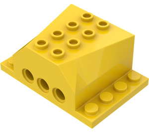 LEGO Żółty Bonnet 6 x 4 x 2 (45407)