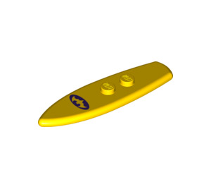 LEGO Yellow Boogie Board with Batgirl Logo (17947 / 36286)