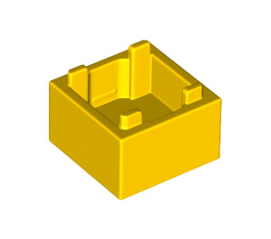 LEGO Yellow Box 2 x 2 (2821 / 59121)