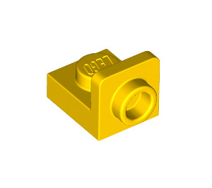 LEGO Gelb Halterung 1 x 1 mit 1 x 1 Platte Oben (36840)