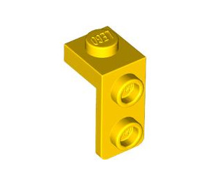 LEGO Gelb Halterung 1 x 1 mit 1 x 2 Platte Nieder (79389)