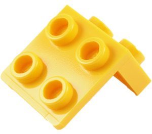 LEGO Geel Beugel 1 x 2 met 2 x 2 (21712 / 44728)