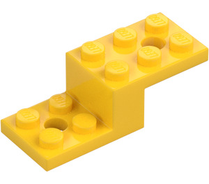 LEGO Жълто Скоба 2 x 5 x 1.3 с Дупки (11215 / 79180)