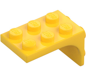 LEGO Gelb Halterung 3 x 2 mit Platte 2 x 2 Downwards (69906)