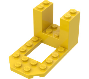 LEGO Gelb Halterung 4 x 7 x 3 (30250)