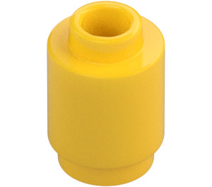 LEGO Geel Steen 1 x 1 Rond met open nop (3062 / 35390)