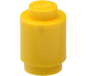 LEGO Yellow Brick 1 x 1 Round with Solid Stud