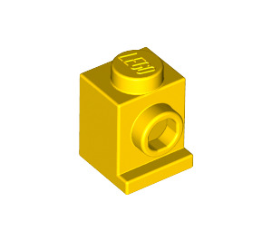 LEGO Gelb Backstein 1 x 1 mit Scheinwerfer und kein Slot (4070 / 30069)