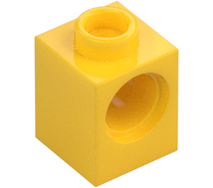 LEGO Yellow Brick 1 x 1 with Hole (6541)