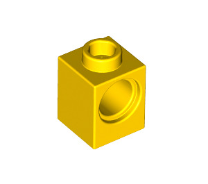 LEGO Gelb Backstein 1 x 1 mit Loch (6541)