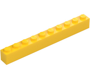 LEGO Geel Steen 1 x 10 (6111)