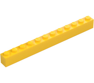 LEGO Žlutá Kostka 1 x 12 (6112)