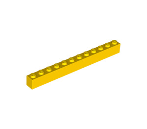 LEGO Geel Steen 1 x 12 (6112)