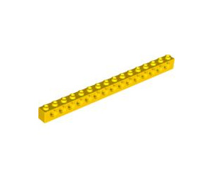 LEGO Yellow Brick 1 x 16 with Holes (3703)