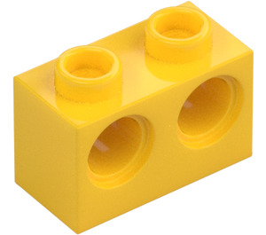 LEGO Geel Steen 1 x 2 met 2 Gaten (32000)