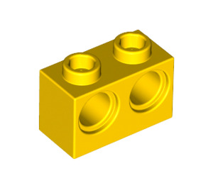 LEGO Gelb Backstein 1 x 2 mit 2 Löcher (32000)