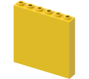 LEGO Giallo Mattoncino 1 x 6 x 5 (3754 / 44590)