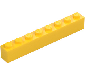 LEGO Yellow Brick 1 x 8 (3008)